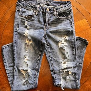 American Eagle women jeans, skinny, mid-rise